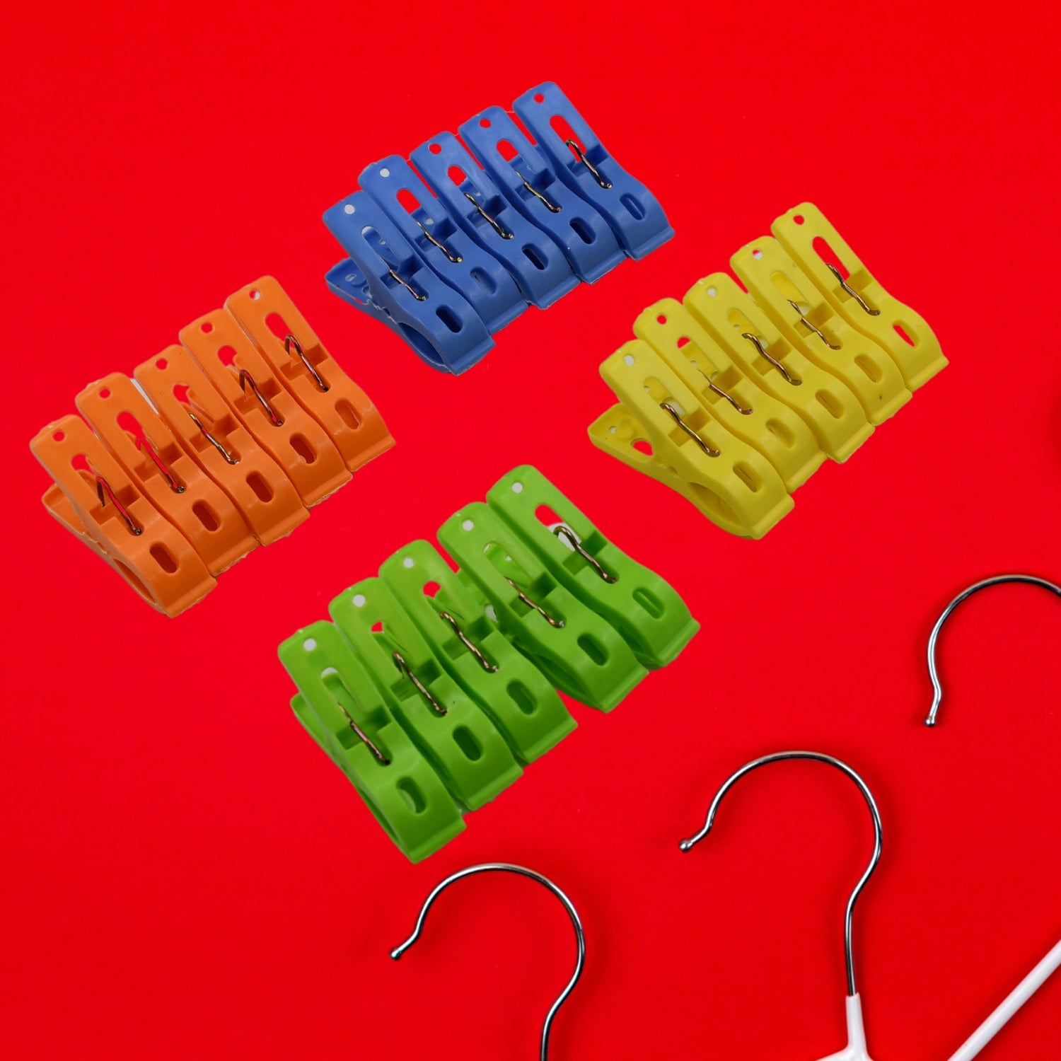 7893 Multifunction Plastic Heavy Quality Cloth Hanging Clips, Plastic Laundry Clothes Pins Set of 20 Pieces 7893 Multifunction Plastic Heavy Quality Cloth Hanging Clips, Plastic Laundry Clothes Pins Set of 20 Pieces